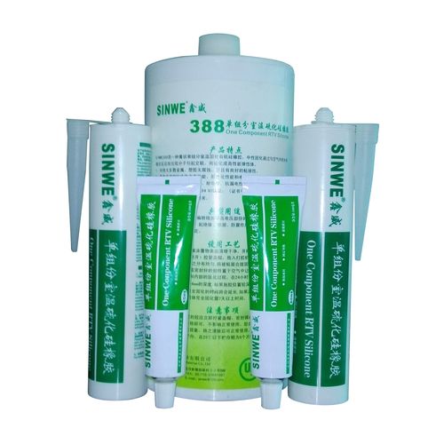 鑫威392t单组份rtv电子密封胶 白色硅胶耐高温胶水透明绝缘密封胶