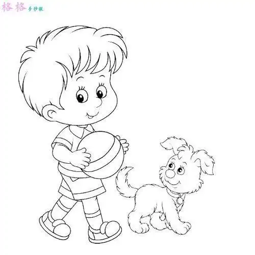 简笔画小狗简笔画怎么画的简单又可爱小狗狗简笔画一步一步带你画写个