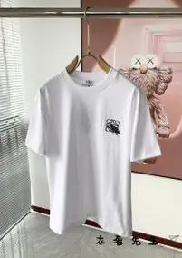 loewe/罗意威 24春夏新款男士t恤经典刺绣logo图案情侣纯棉短袖