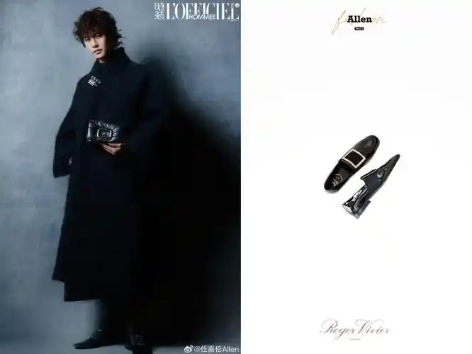任嘉伦时装男士二月封面##rogervivier品牌代言人任嘉伦