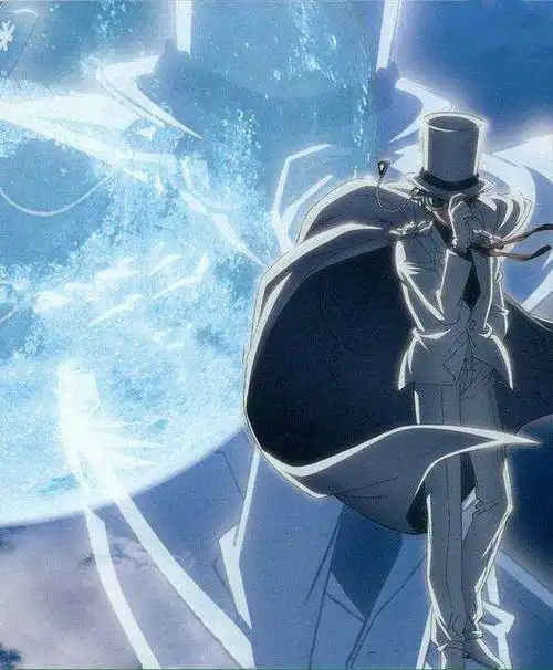 "快斗……"黑羽盗一想着自己把怪盗基德这个身份强加给他,是不是有点