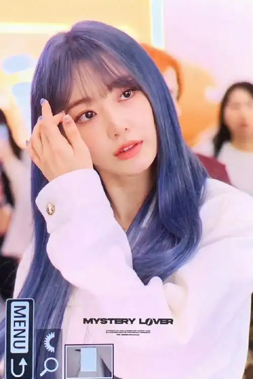 发的小樱花是冰雪公主吧06美的很不真实的小女孩#宫胁咲良蓝发造型