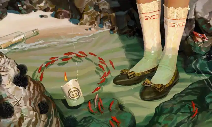 分明就是高清壁纸集!gucci 2018春夏乌托邦式广告大片简直美翻了!
