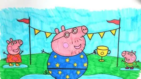 小猪简笔画公主彩色小动物 简笔画图片大全-蒲城教育文学网