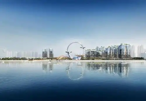 杭州第一座城市摩天轮来了钱江新城二期有新进展