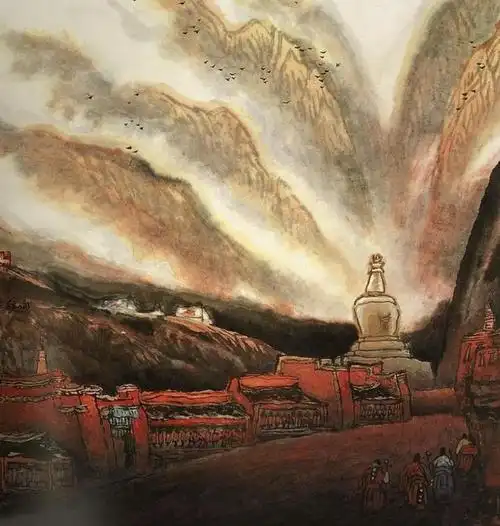 承继古法,山水"有我"——王文芳中国近现代名家大红袍画集作品|画家