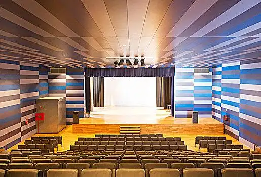 座椅,舞台,空,礼堂