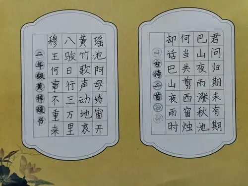 2020年秋季心印书法柳小点二年级作品集