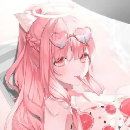 动漫女孩头像呆萌可爱