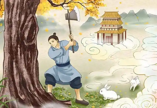 嫦娥奔月吴刚伐桂同住月宫的嫦娥与吴刚是啥关系