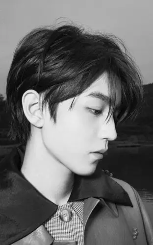 王俊凯的侧颜有一种特别的冷清感