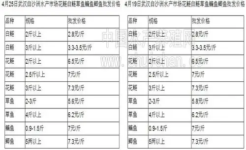 2012淡水鱼价格