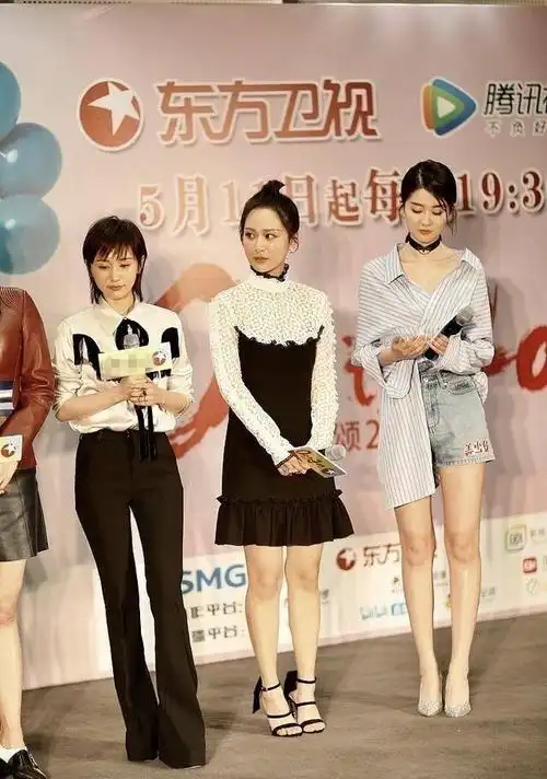 这七位身高超过一米七的女星个个都是腿精金晨最有美感