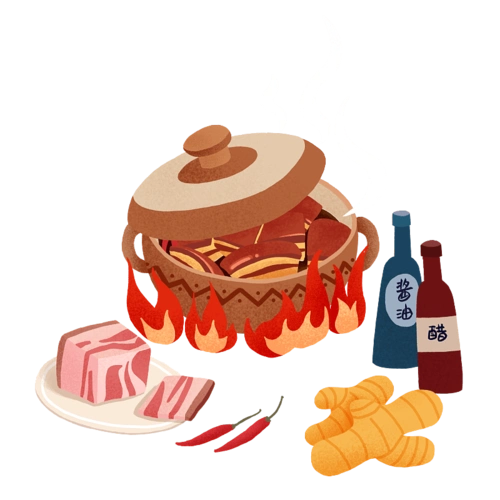 传统年俗叁腊月二十六炖好大肉好过年