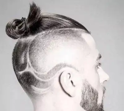 头顶留一撮的发型短发头顶扎一小撮图片