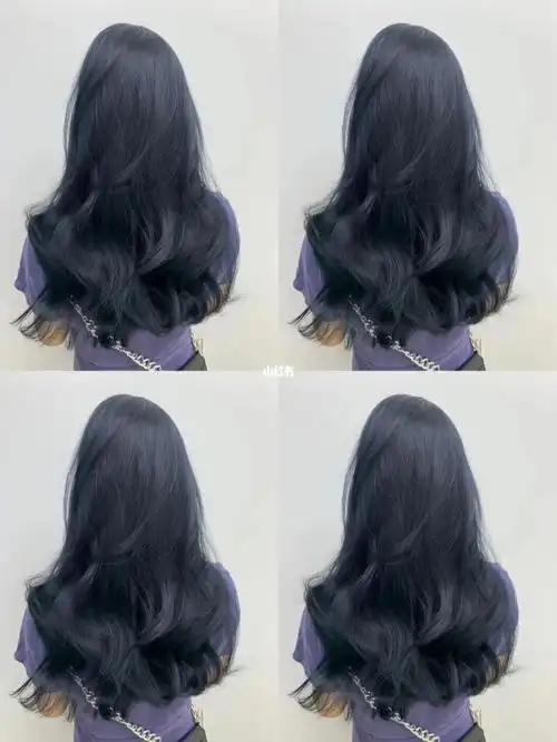 蓝黑色,雾霾蓝,超级有质感的发色 #长沙染发 @长沙salon chichi夏威