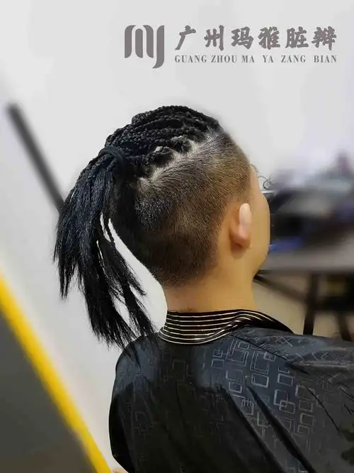 最好看的男生非洲小辫-广州玛雅脏辫_发型