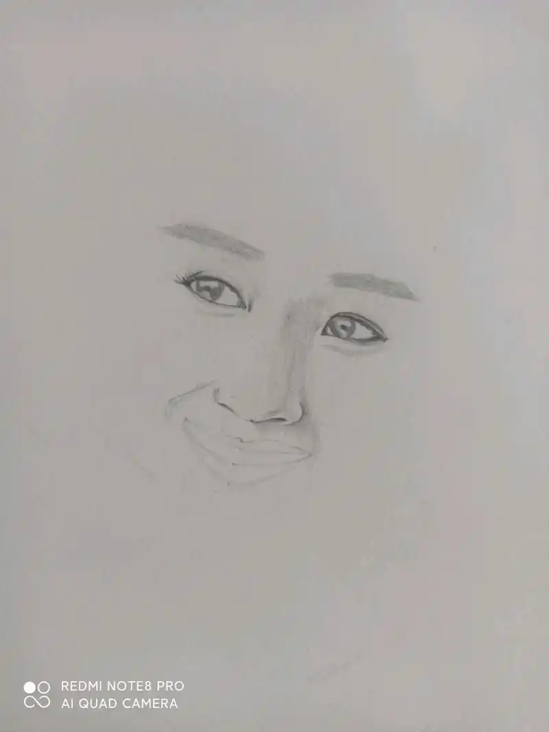 无基础纯爱好者的赵丽颖素描过程分享#养眼美女