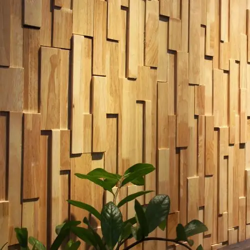 实木马赛克背景墙原木客厅电视木质墙船木马赛克门头卧室装饰材料