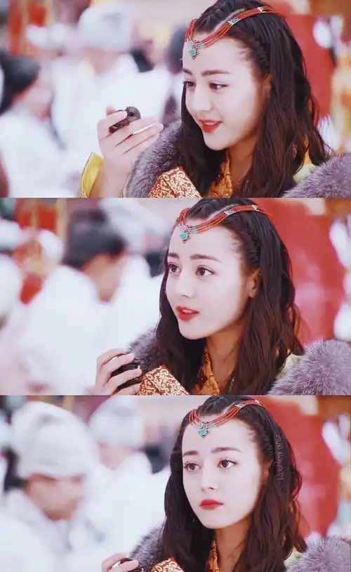 《风中奇缘》迪丽热巴饰演的骊姬,舞姿优美