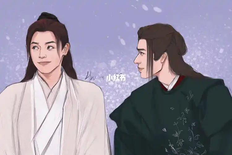 山河令手绘|张哲瀚 龚俊_手绘_山河令_直播_山河令太好磕了_文化_绘画