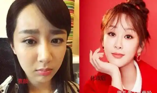 六位女星素颜照,堪比车祸现场,这还是女神吗?_杨紫_乔欣_王鸥