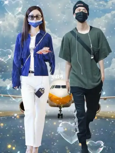 来一组机场照片视频7815赵丽颖7815王一博7815有种酷酷的