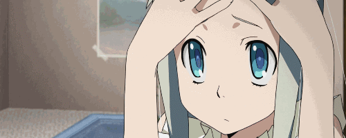 面码超萌我们仍未知道那天所看见的花的名字眨眼gif动图_动态图_表情