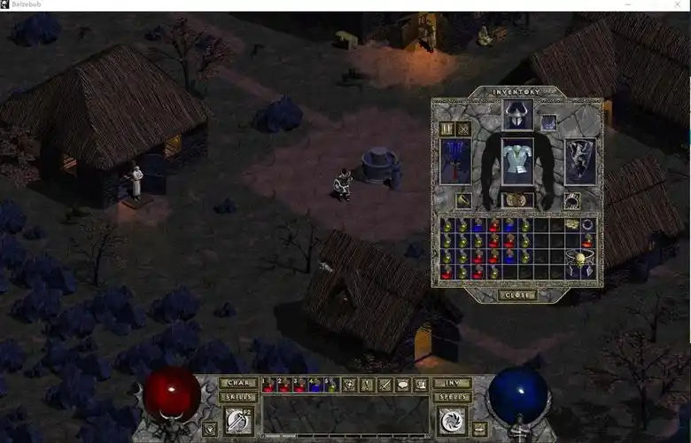 一代神作暗黑破坏神1代高清英文版整合tchernobogmod强大arpg