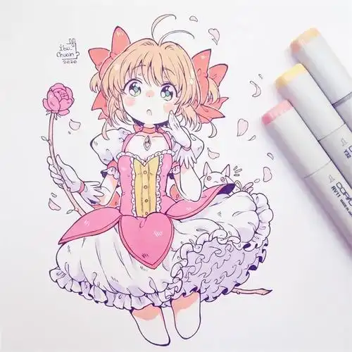 马克笔q版人物素材大全,超可爱的q版动漫人物 - 高光网