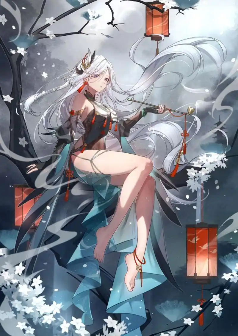 好一双玉腿#二次元# #原神# #原神申鹤