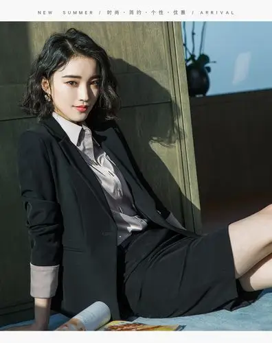 西服套装女2018新款时尚气质女式商务西装ol正装酒店工作服三件套