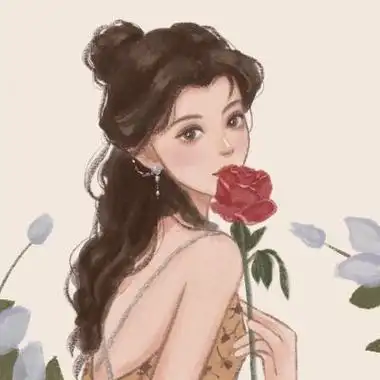 复古森系动漫女孩图片