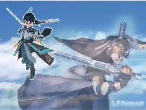 飞蓬,仙剑3男主人公景天的前世,是神界镇守神魔两界的通道----神魔之