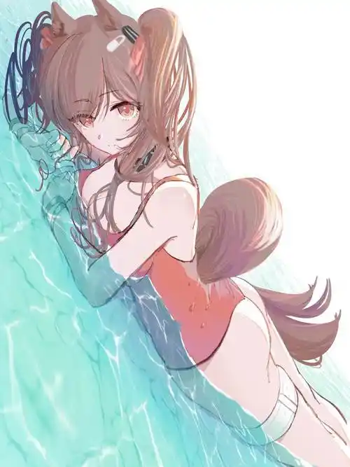 安洁莉娜|red的明日方舟插画图片