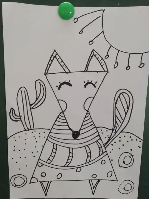 绘图!用三角形画出来的