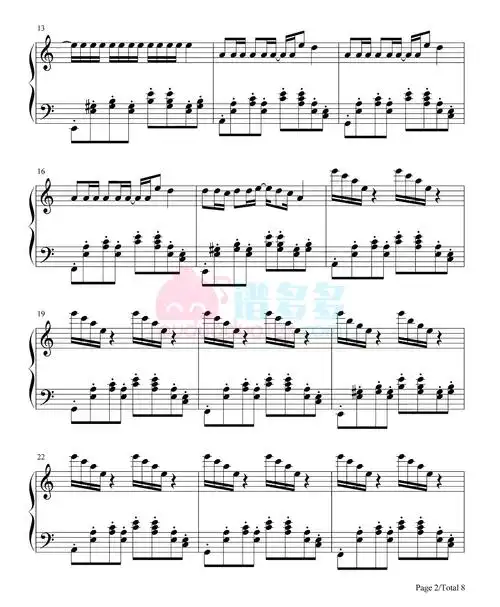 周杰伦床边故事钢琴谱