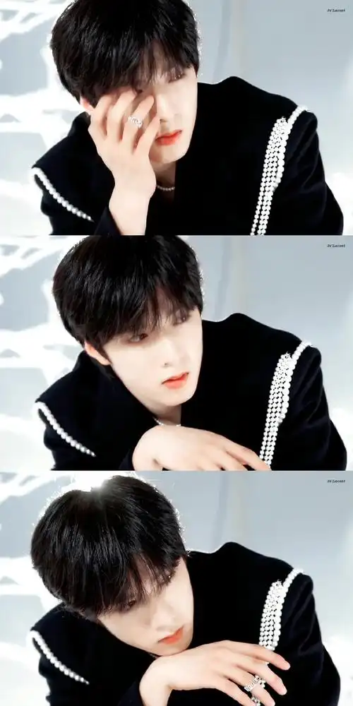 刘耀文侧颜三宫格随拍