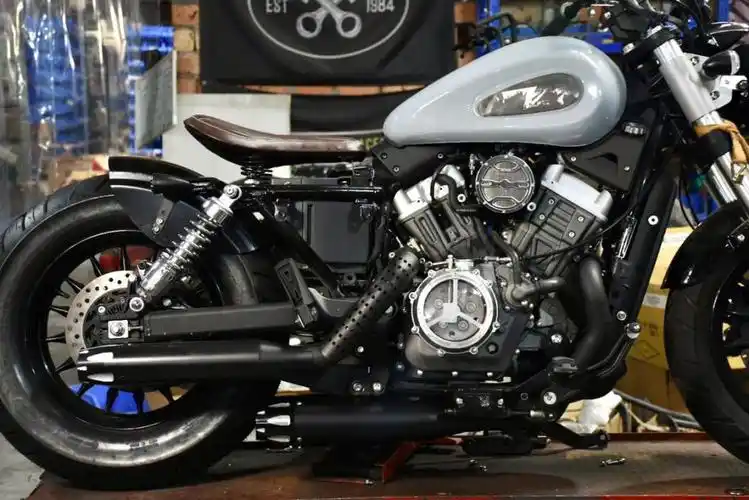 金吉拉300改装排气奔达bd300改装双出排气管重低音浑厚马蹄声抖音黑色