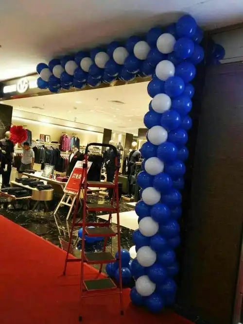 两边门头的气球门装饰(按形状走)