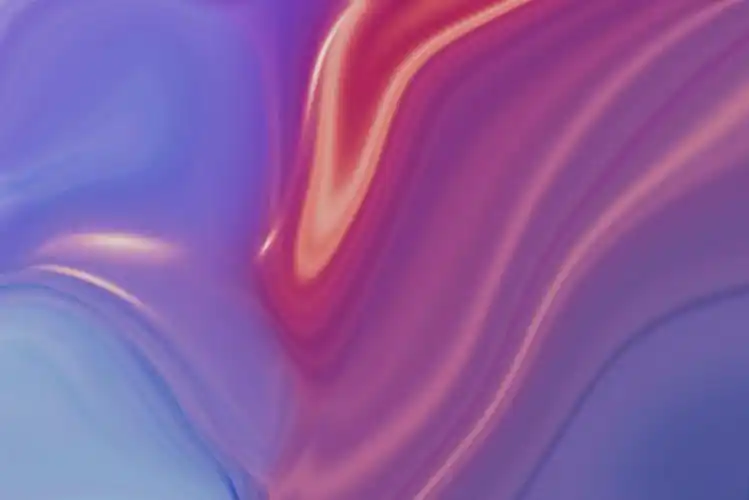 紫色和蓝色流体图案背景插图