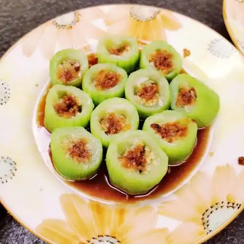 蒜蓉蒸丝瓜好吃又清爽