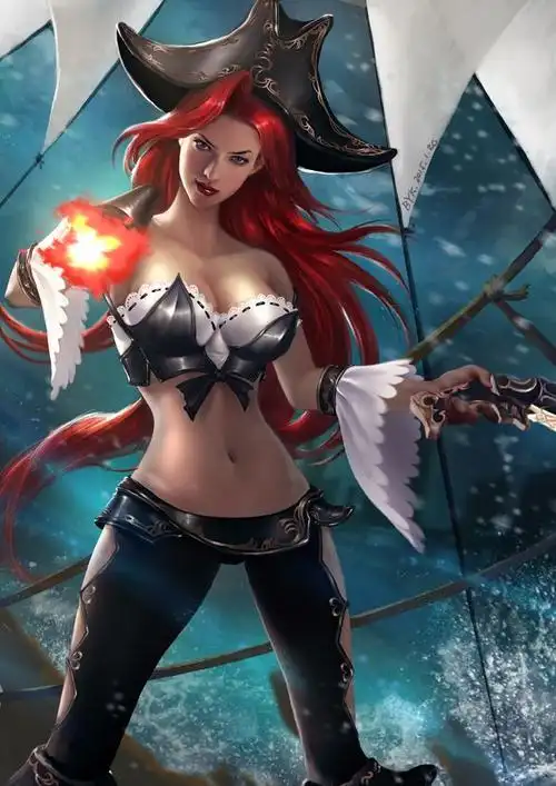 lol #英雄联盟# 布言空 插画 赏金猎人