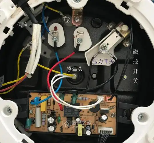 拆美的电压力锅my-13cs603a小修成功 - 拆机乐园 数码之家