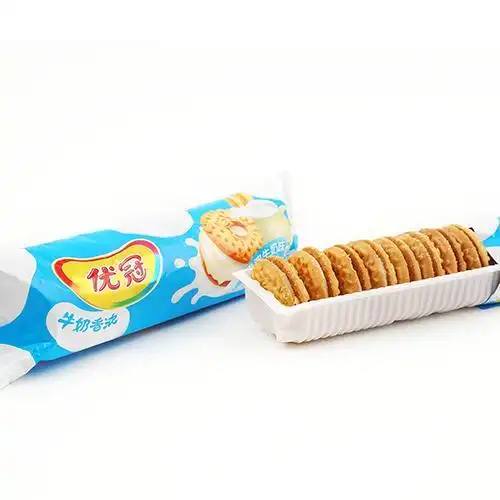 达能优冠牛奶特浓饼干(牛奶味 袋装 130g)
