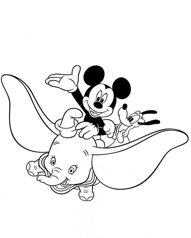 迪士尼动画线稿