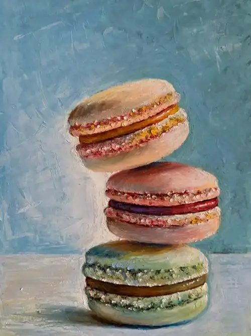 油画棒画一个暑假马卡龙15