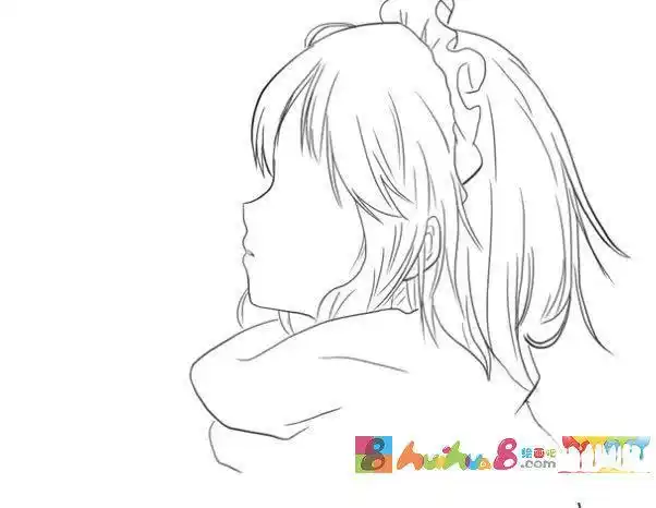 姐简笔画儿童简笔画教程大全零二七艺考开心的小女孩简笔画精致画法