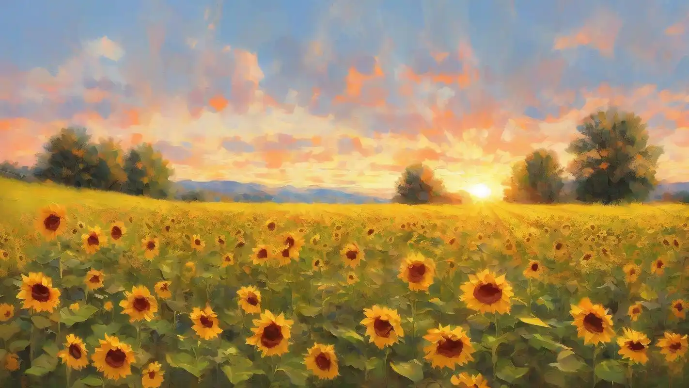 向日葵壁纸🌻,每一帧都是热爱💗