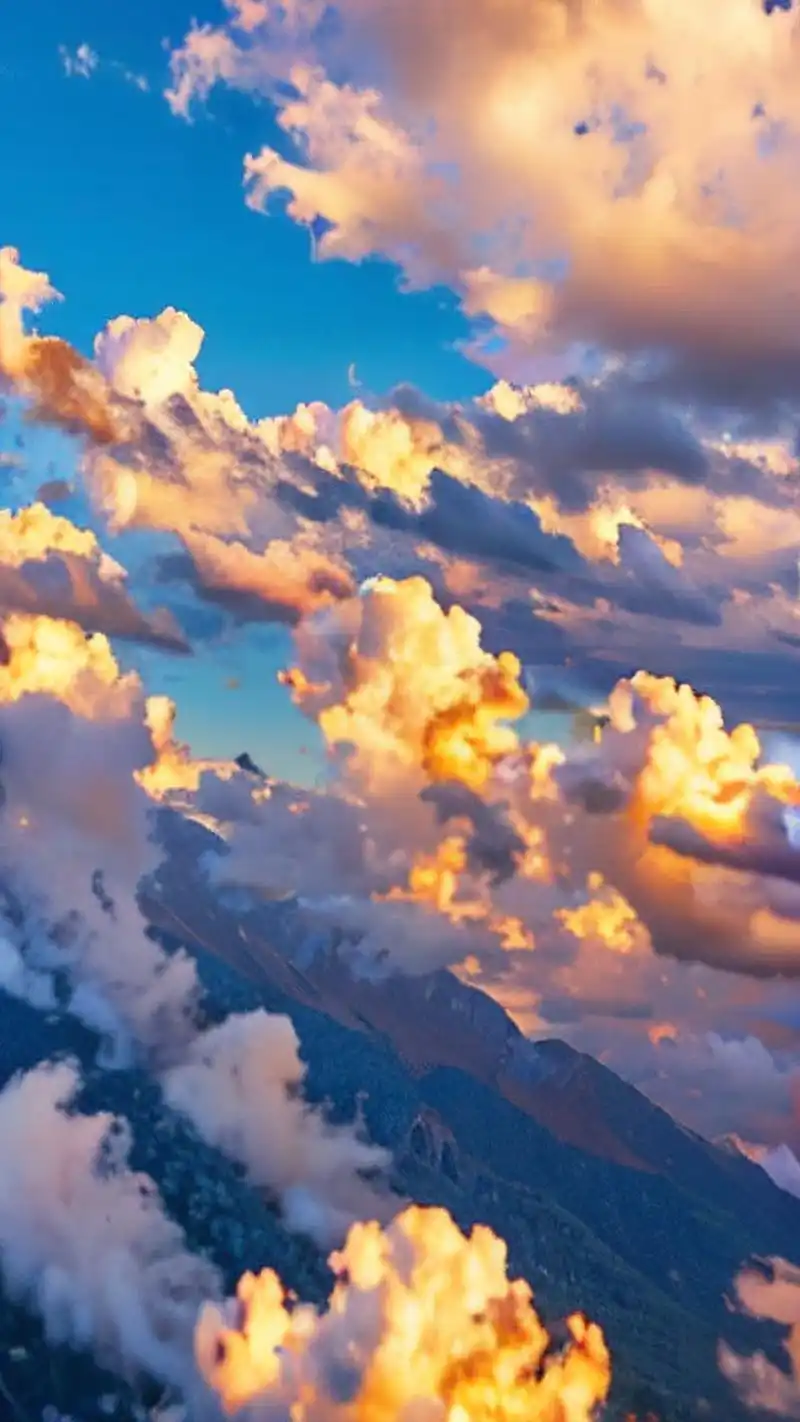 梦幻云朵壁纸,治愈你的心情🌥️ 这组梦幻云朵壁纸,简直美到窒息!